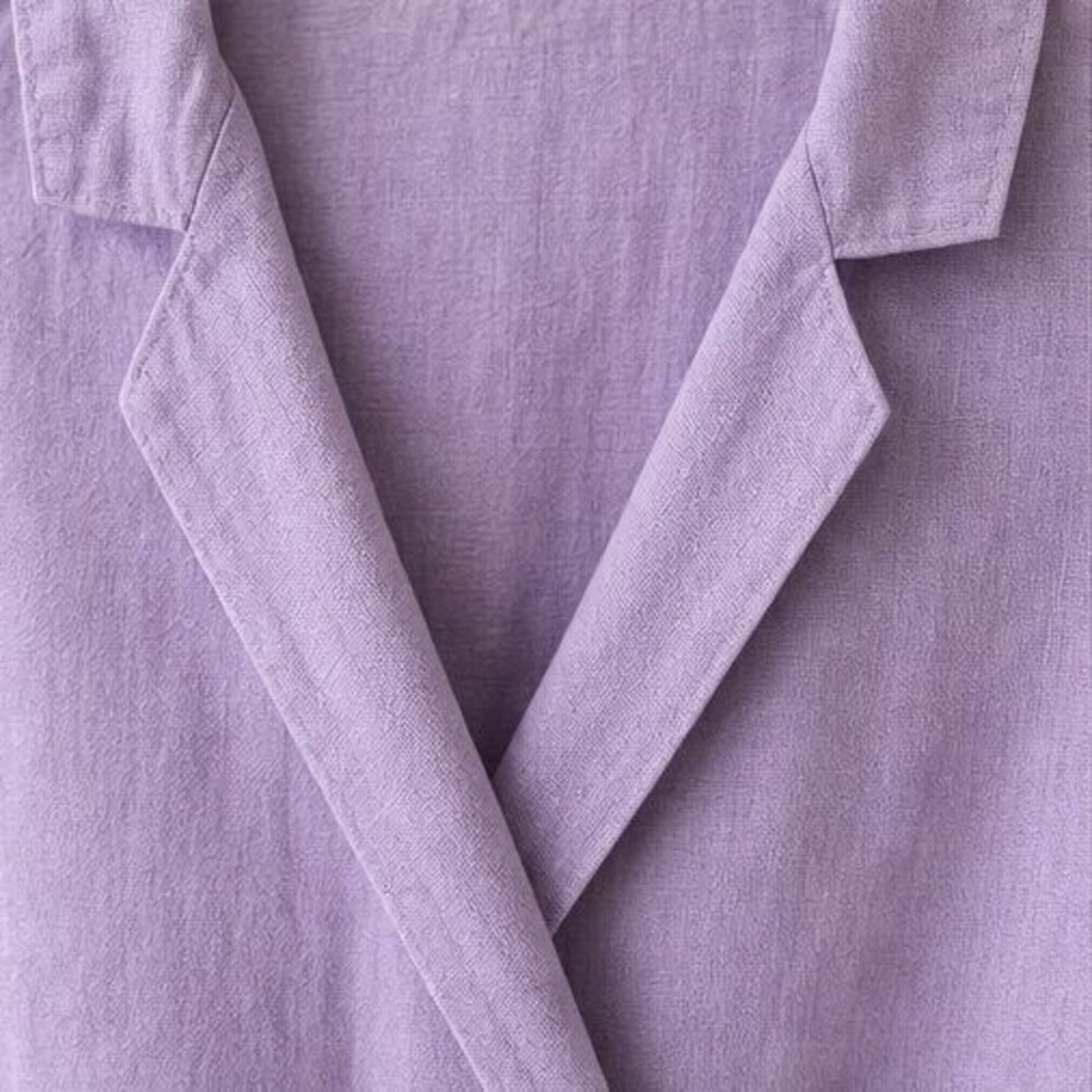 Lilac Ruffle Blouse - Picture 4 of 6